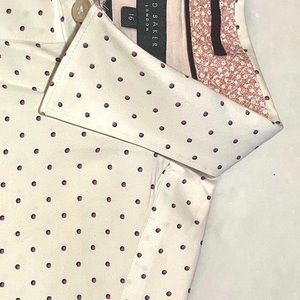 Ted Baker mini-dot dress shirt